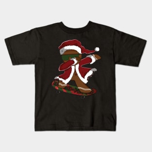 Dabbing Skater Gingerbread Kids T-Shirt